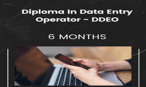 Diploma In Data Entry Operator - DDEO